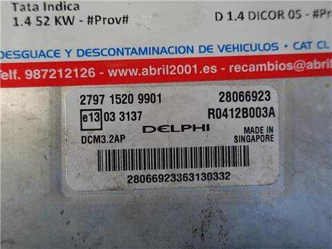 Foto 3ª: Centralita Motor ECU Tata Indica 1.4 52 KW [D 1.4 DICOR 05] (2009)