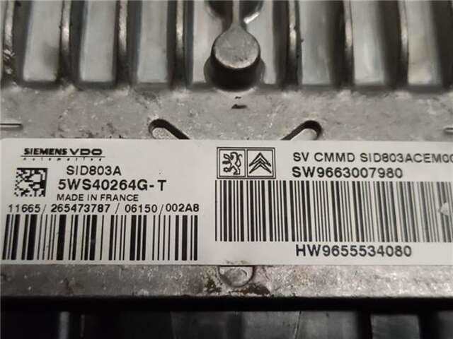 Foto 2ª: Centralita Motor ECU Peugeot 407 2.0 HDI 135 [RHR (DW10BTED4)]