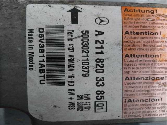Foto 2ª: Airbag Delantero Izquierdo Mercedes Clase E 320 3.2 CDI [648.961] (2018)