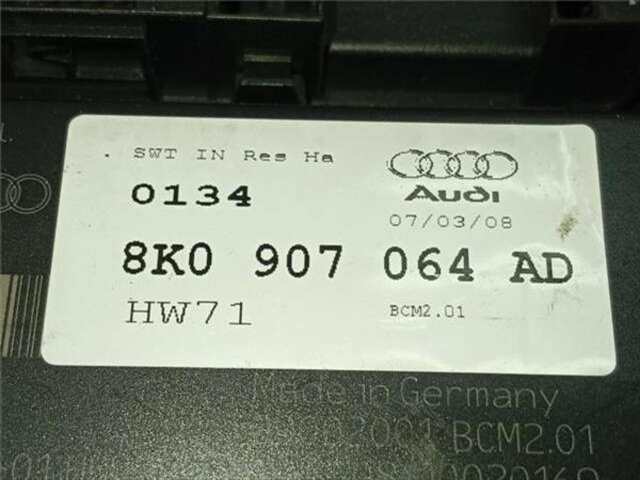Foto 1ª: Modulo Confort BCM Audi A5 3.2 FSI QUATTRO [3.2 LTR. - 195 KW V6 24V FSI]