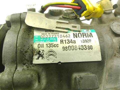Foto 2ª: Compresor Aire Acondicionado Citroen C5 2.2 HDI 200 [4HL (DW12C)] (2008)