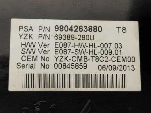 Foto 3ª: Cuadro de Instrumentos Peugeot 3008 ALLURE 114CV 84KW [9H05] (2013)