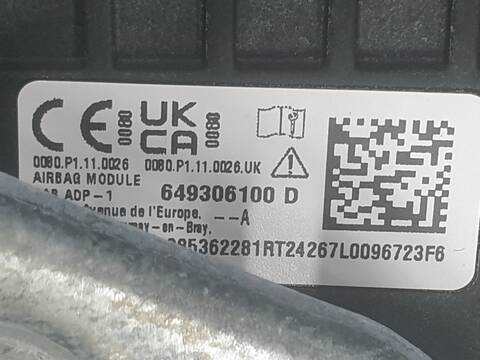 Foto 2ª: Kit Airbag Dacia Sandero ESSENTIAL (2022)