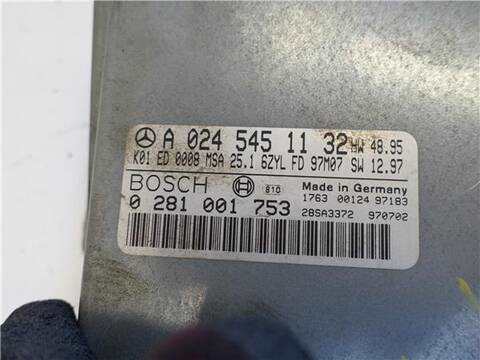 Foto 2ª: Centralita Motor ECU Mercedes Clase E 180 E 300 TURBO-D 210.025) BERLINA 177CV 130KW [OM 606.962] (2000)