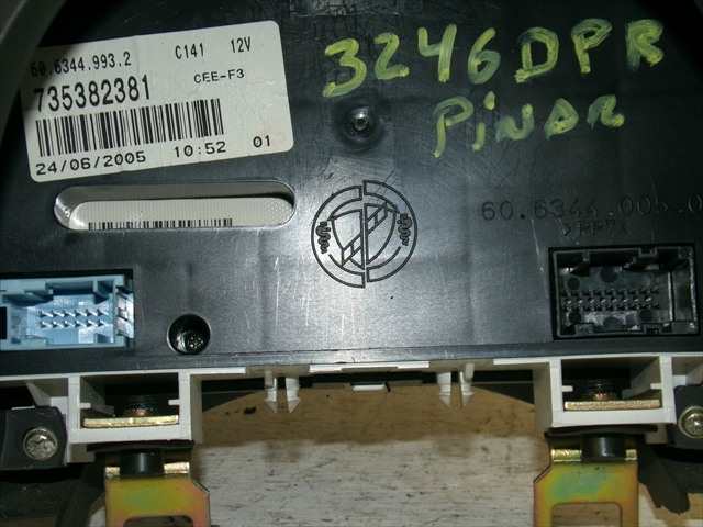 Foto 4ª: Cuadro de Instrumentos Fiat Seicento 1.1 G 2001-2010 [187A1000] (2005)