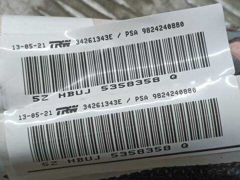 Foto 3ª: Airbag Cortina Delantero Izquierdo Peugeot 3008 ALLURE 181CV 133KW [5G06] (2021)