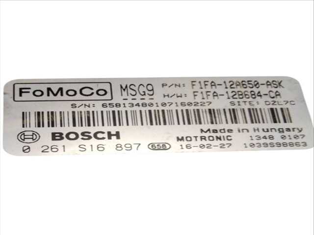 Centralita Motor ECU Ford Focus 1.0 ECOBOOST