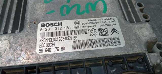 Centralita Motor ECU Citroen C4 