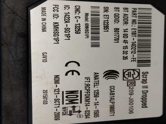 Foto 2ª: Centralita Motor ECU Ford Focus SPORT 115CV 85KW [T1DA] (2015)