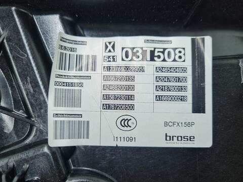 Foto 2ª: Elevalunas Eléctrico Delantero Izquierdo Mercedes Clase G 230 GLA 200 CDI 156.908) 136CV 100KW [651930] (2016)