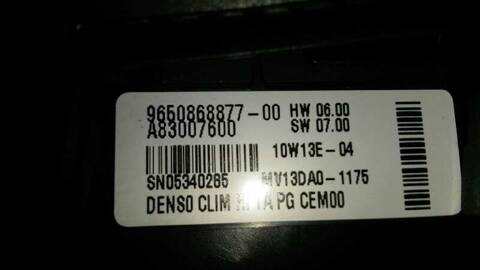 Foto 2ª: Mando Climatizador Citroen C4 1.6 16V HDI FAP PICASSO 109CV 80KW [9HZDV6TED4] (2010)