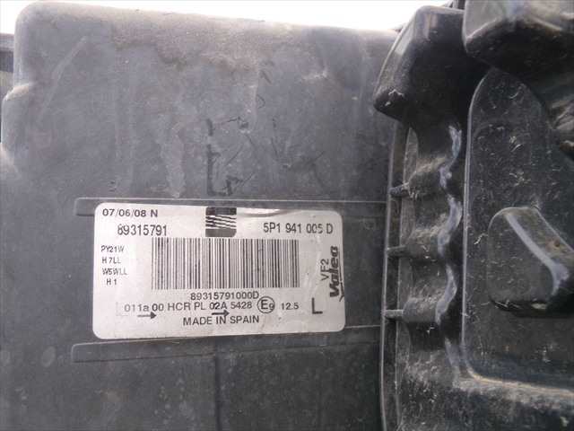 Foto 2ª: Faro Izquierdo Seat Altea 1.9 TDI 2005-2013 [BXE] (2008)
