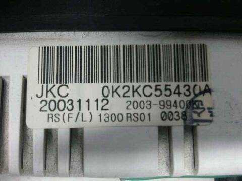 Foto 2ª: Cuadro de Instrumentos Kia Carens 2.0 CRDI EX MONOVOLUMEN 113CV 83KW [D4EA] (2004)