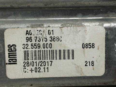 Foto 4ª: Elevalunas Manual Trasero Derecho Peugeot 208 STYLE 82CV 60KW [HM01] (2017)