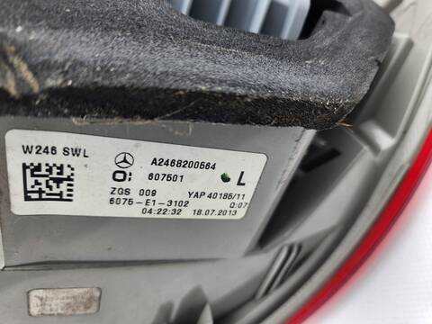Foto 4ª: Piloto Trasero Izquierdo Mercedes Clase B 150 B 180 CDI BE 246.200) 109CV 80KW [651901] (2013)