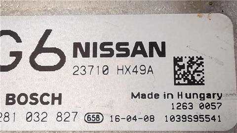 Foto 2ª: Centralita Motor ECU Nissan Qashqai 1.6 ACENTA [1 6 LTR. - 96 KW DCI TD CAT] 131CV