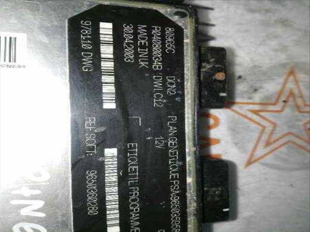 Foto 3ª: Centralita Motor ECU Peugeot Partner COMBI PRO 69CV 51KW [WJYDW8B] (2004)