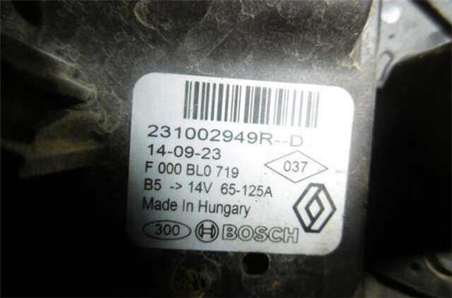 Foto 3ª: Alternador Dacia Logan 1.5 AMBIANCE [1.5 LTR. - 66 KW DCI DIESEL FAP CAT]