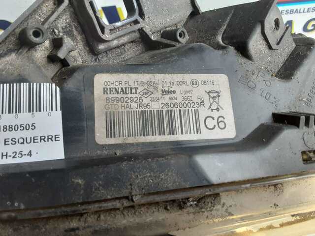 Foto 2ª: Faro Izquierdo Renault Scenic 1.6 DCI [R9M] (2011)
