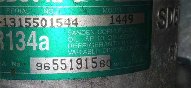 Foto 1ª: Compresor Aire Acondicionado Peugeot 307 1.6 HDI 110 [9HY (DV6TED4)]