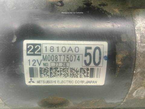 Foto 2ª: Motor de Arranque Mitsubishi Montero 3.2 4WD [4M41] (2006)