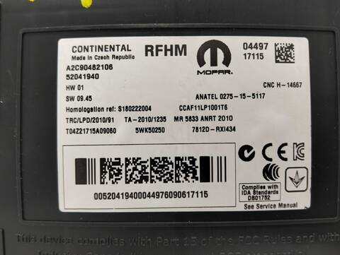 Foto 2ª: Centralita Motor ECU Jeep Renegade 2 M 120CV (2014)