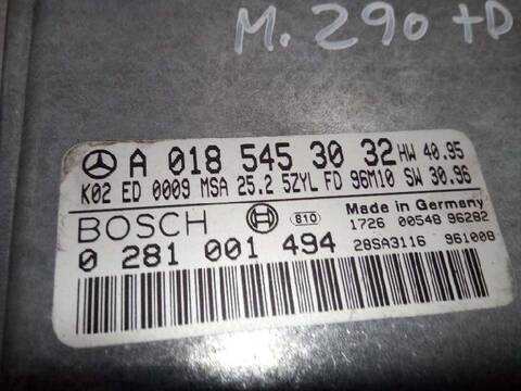 Foto 2ª: Centralita Motor ECU Mercedes Clase E 180 290 T TD 210.217) 129CV 95KW FAMILIAR [602982] (1996)