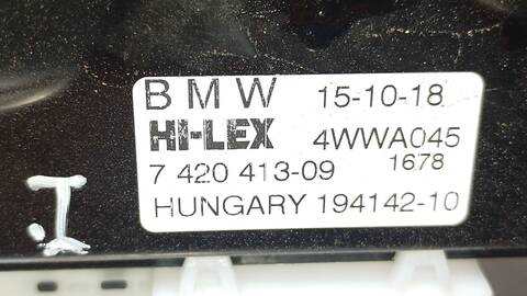 Foto 4ª: Elevalunas Manual Trasero Izquierdo Bmw X2 SDRIVE18D M SPORT 150CV 110KW [B47C20B] (2019)