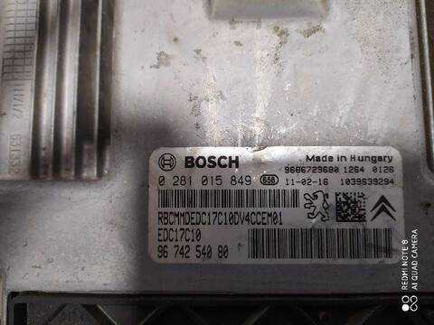 Foto 3ª: Centralita Motor ECU Citroen C3 1.4 HDI 68CV 50KW (2009)