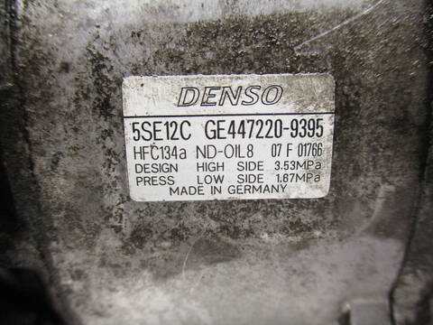 Foto 3ª: Compresor Aire Acondicionado Toyota Avensis 1AZFSE BERLINA (2004)