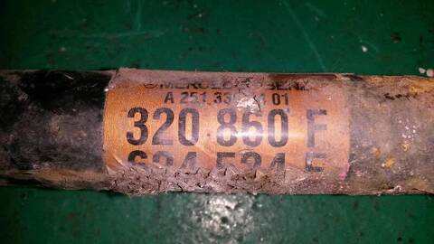 Foto 2ª: Transmision Delantera Derecha Mercedes Clase R 280 280 CDI 4-MATIC 251.020) 190CV 140KW [OM642950] (2006)