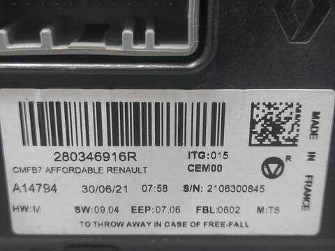 Foto 3ª: Sistema GPS Renault Clio BUSINESS EDITION 101CV 74KW [K9K876] (2021)