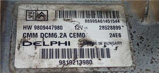 Centralita Motor ECU Citroen Jumpy 2.0 CLUB XL [2.0 LTR. - 90 KW BLUE-HDI FAP]
