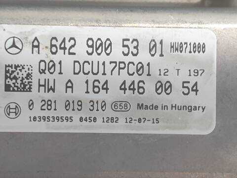 Foto 3ª: Centralita Motor ECU Mercedes Clase ML 250 2.1 CDI 204CV 150KW AUT. 166.004) W166) OM651 (2011)