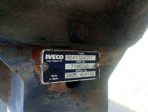 Foto 2ª: Puente Trasero Iveco Daily 35 C 14 136CV 100KW [F1CE0481A,F1CE0481E] (2006)