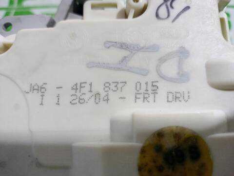 Foto 3ª: Cerradura Puerta Delantera Izquierda Audi A6 2.4 177CV [BDW] (2004)