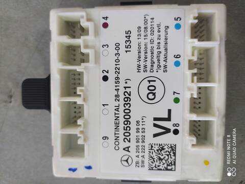 Foto 3ª: Modulo Confort BCM Mercedes Clase C 160 C 220 T CDI BLUETEC 205.204) 170CV 125KW FAMILIAR [651921] (2014)