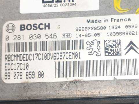 Foto 2ª: Centralita Motor ECU Citroen C Elysee 1.6 HDI 92 (2012)