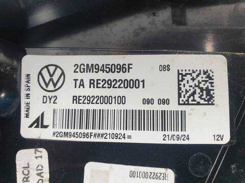 Foto 2ª: Piloto Trasero Derecho Volkswagen T-Cross STYLE (2018)