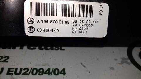 Foto 3ª: Mando Climatizador Mercedes Clase ML 63 6.2 AMG V8 510CV 375KW W164) AUT. 164.177) M156 E63 [M156980] (2006)