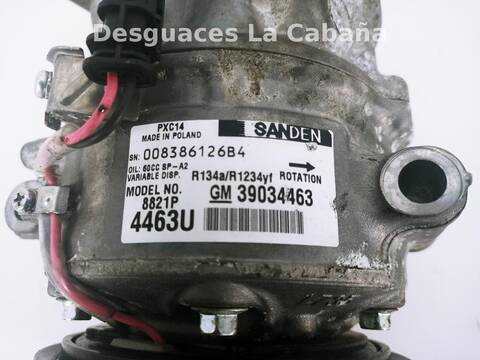 Compresor Aire Acondicionado Opel Astra 1.4 TURBO 68) 150CV