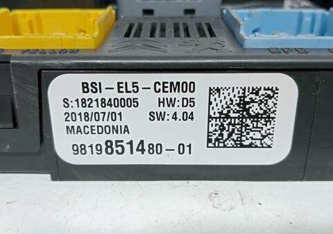 Foto 2ª: Caja Reles Fusibles Peugeot 308 1.2 12V E 131CV (2013)
