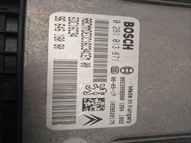 Foto 3ª: Centralita Motor ECU Peugeot Partner 1.6 16V HDI 90CV 66KW [9HXDV6ATED4] (2008)