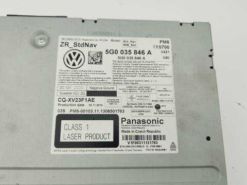 Foto 3ª: Sistema GPS Volkswagen Golf 2.0 GTD 184CV 135KW [CUNA] (2013)
