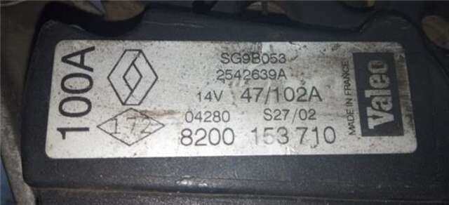 Alternador Renault Laguna 2.0 AUTHENTIQUE [2.0 LTR. - 99 KW]