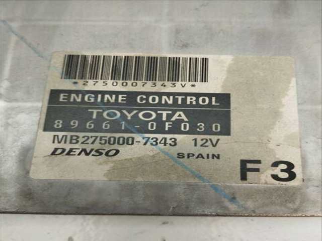 Foto 2ª: Centralita Motor ECU Toyota Corolla 1.8 16V CAT 135CV 99KW [1ZZFE] (2004)