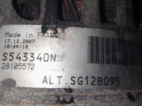 Foto 3ª: Alternador Renault Clio 1.5 DCI B/CB03) (1998)