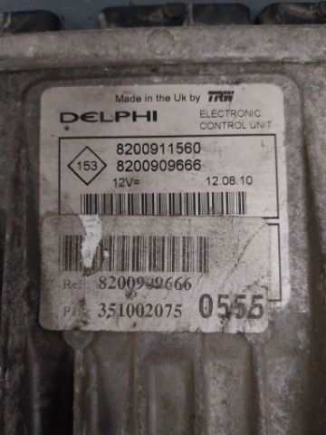Foto 2ª: Centralita Motor ECU Renault Kangoo 1.5 D [D-K9K A8] (2010)