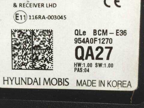 Foto 4ª: Centralita Motor ECU Kia Sportage BUSINESS 2WD 116CV 85KW [D4FE] (2018)