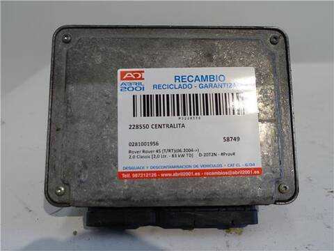 Centralita Motor ECU Rover Serie 45 2.0 CLASSIC 113CV 83KW